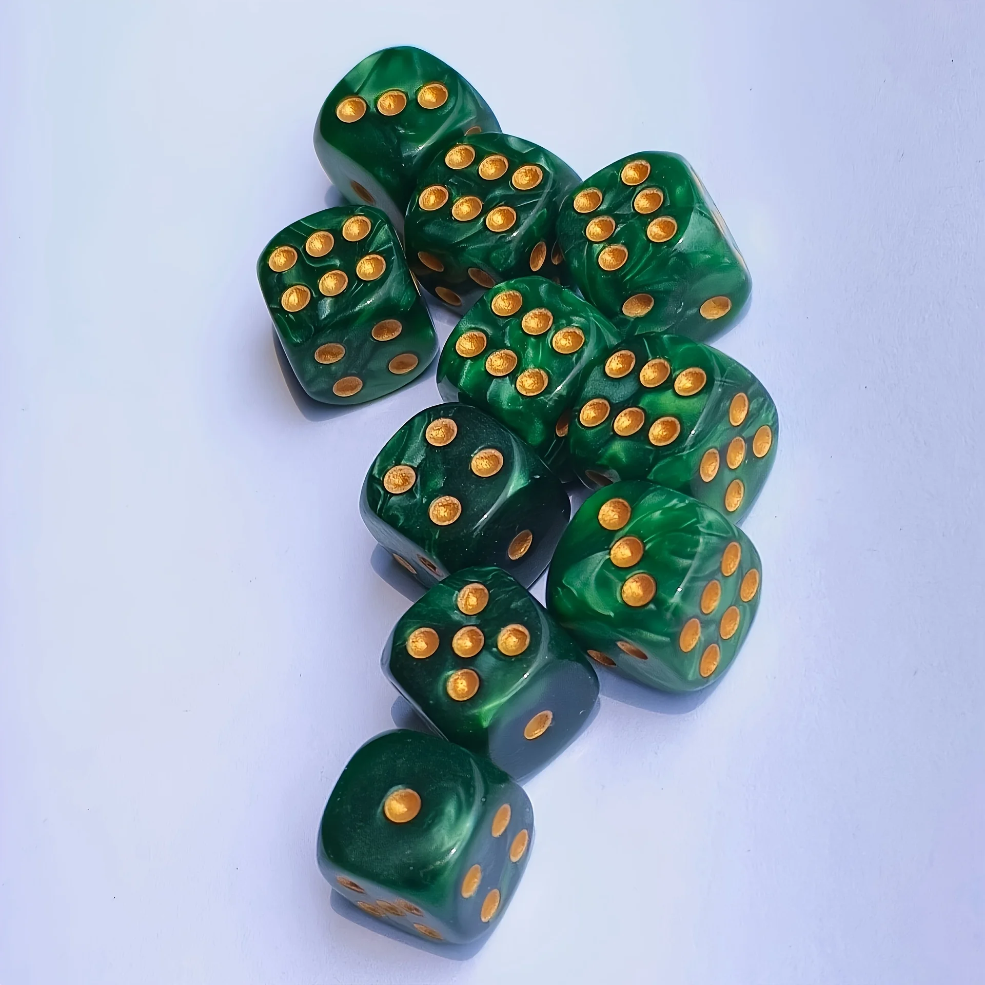 10 Stück 12mm Perlen-Swirl D6  – Board Game Live Bewertung und Preis